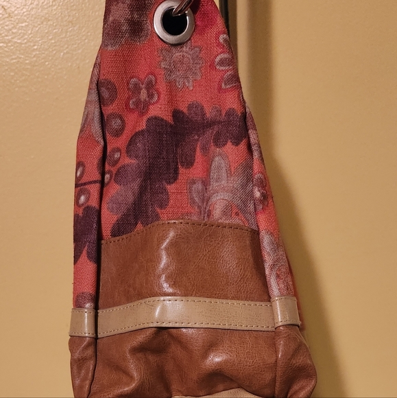 Miche orange/brown shoulder bag. Magnetic top - Picture 2 of 3